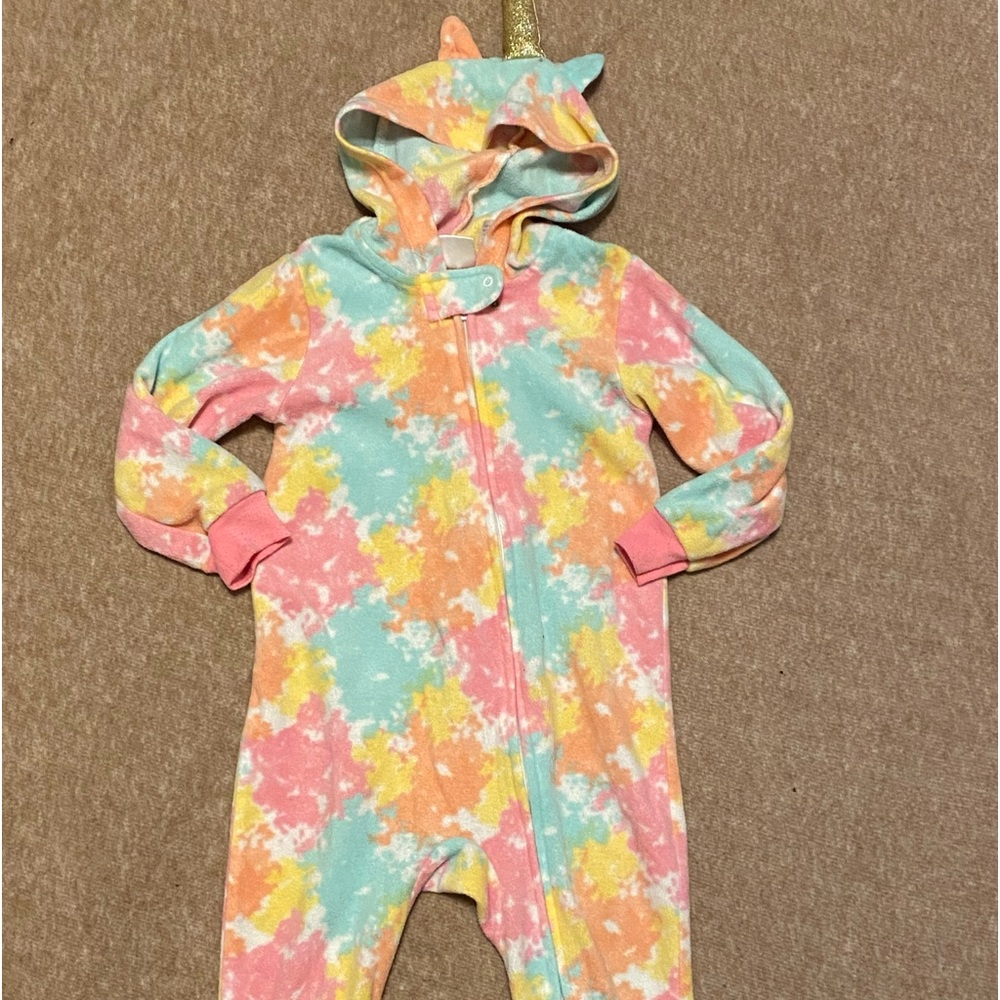 KIDGETS tie dye Unicorn Fleece